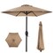 Best Choice Products 7.5ft Heavy-Duty Outdoor Market Patio Umbrella w/ Push Button Tilt, Easy Crank